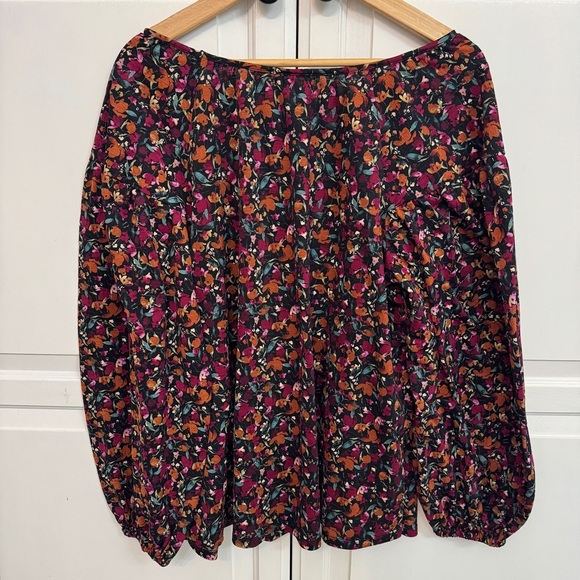 Ava & Viv Dark Floral Top. Cottagecore size X - Picture 5 of 5